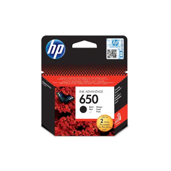 Tinteiro HP 650 Preto CZ101A 6,5ml - Impressões de Alta Qualidade | bluepixel.pt