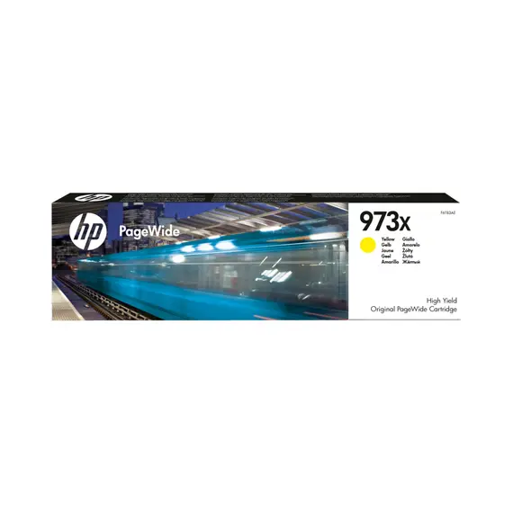 Tinteiro HP 973X Amarelo F6T83AE 85ml - Impressões vibrantes e duradouras | bluepixel.pt