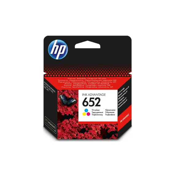 Tinteiro HP 652 3 Cores F6V24A - Impressão de Alta Qualidade até 200 páginas | bluepixel.pt